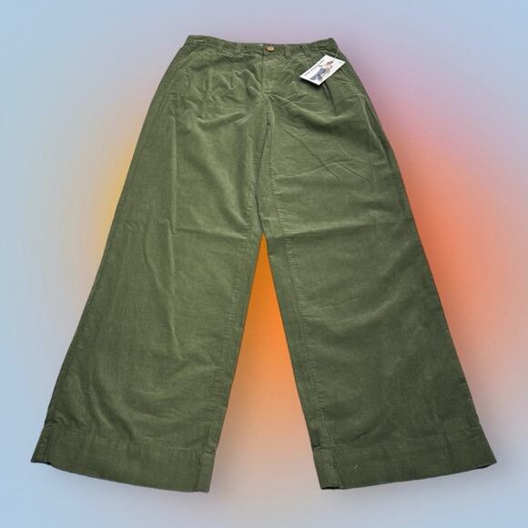 FALLS CREEK Women’s 6 Green HIGH WAIST FLARE Corduroy Jeans - Picture 2 of 3